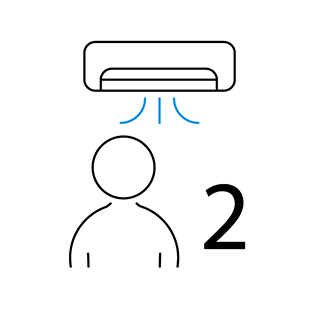 Sensor zur Bewegungserkennung in 2&nbsp;Bereichen